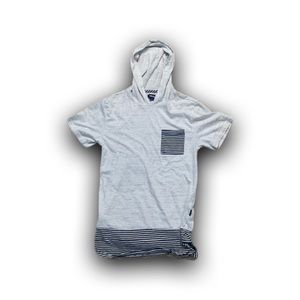 Abercrombie Kids - White and Blue Hoodie T-Shirt